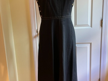 Selling: NWT black denim dress