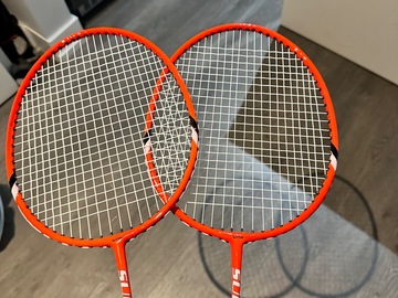 Rent per day: Badminton racket set kids or adults