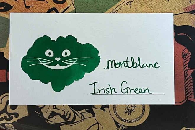 Montblanc best sale green ink