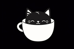 Selling: Cute cat in a cup