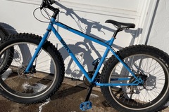 Renting out with online payment: Pugsley FatTire Bicycle; Medium frame
