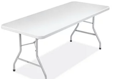Renting out with online payment: Folding Table (6 foot)