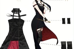 Selling with online payment: SPY x FAMILY Princess Of Thorns Yor Forger Cosplay Costume + Wig