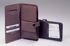Buy Now: LEATHER TRAVEL ORGANIZER/WALLET