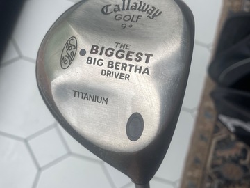 verkaufen: Callaway Biggest Bertha Driver 9° Titanium