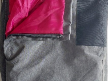 Winter sports: Grey/Pink Skiing Salopettes 