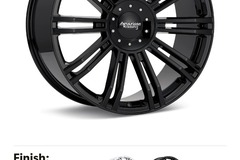 Selling: 20" AR19 black wheels w/tires