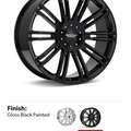 Selling: 20" AR19 black wheels w/tires