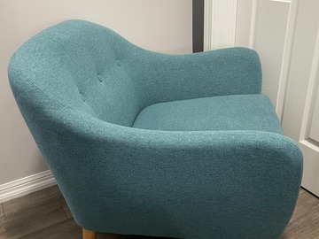 Individual Seller: Calla Linen-Look Fabric Chair