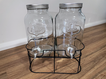 Selling: Twin Drink Dispenser on Stand 