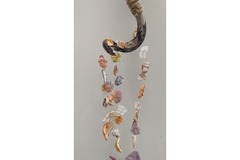  : little mobile decoration made with driftwood and pieces of shells