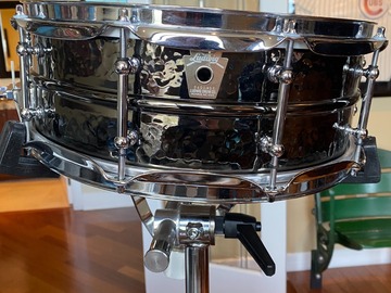 Selling with online payment: Reduced $799 Ludwig Hand Hammered Black Beauty 5x14 Snare Monroe