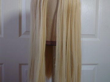 Selling with online payment: Blonde straight wig no bangs (free US ship)