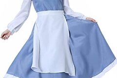 Selling with online payment: Blue Dress Belle Beauty and the Beast with lacefront Arda Wig