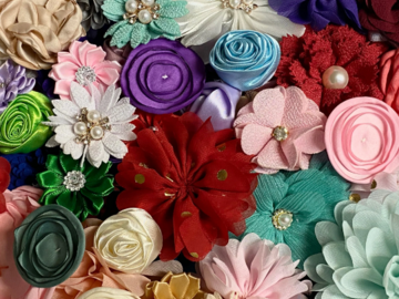 Buy Now: 100pcs. of Fabric Flowers