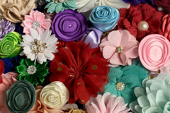 Buy Now: 100pcs. of Fabric Flowers