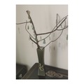  : bouquet made with a branch with sea glass, sold with vase