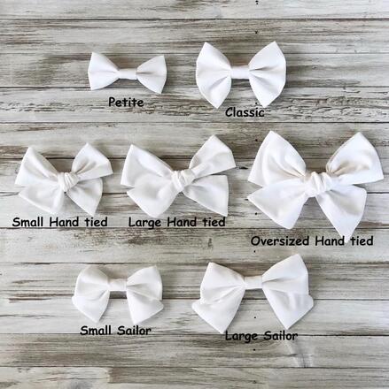 100pcs. Hand-Tied Hair Bows-Mix Lot-Clip and Nylon Headbands