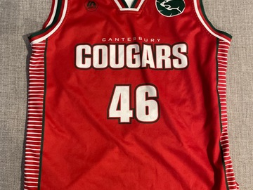 Selling with online payment: Canterbury Cougars size 8 Singlet 