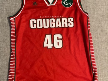 Selling with online payment: Canterbury Cougars size 12 Singlet 