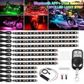 Buy Now: AMBOTHER 12 PCS Motorcycle LED Light;  Bluetooth App Cotrol;  Wat