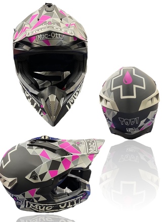 Dot approved motocross and motorcycle helmets 