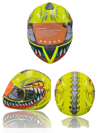 Dot approved motocross and motorcycle helmets 