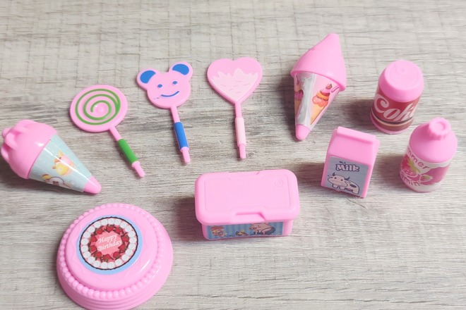 200pcs. Adorable Barbie Food/Utensils for Fashion Dolls