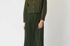 Selling: Flannel Jacket Olive