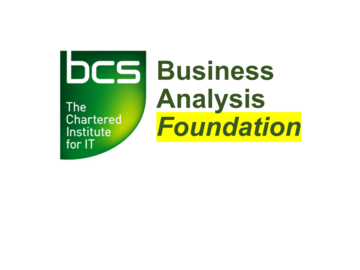 Price on Enquiry: BCS Foundation Certificate in Business Analysis