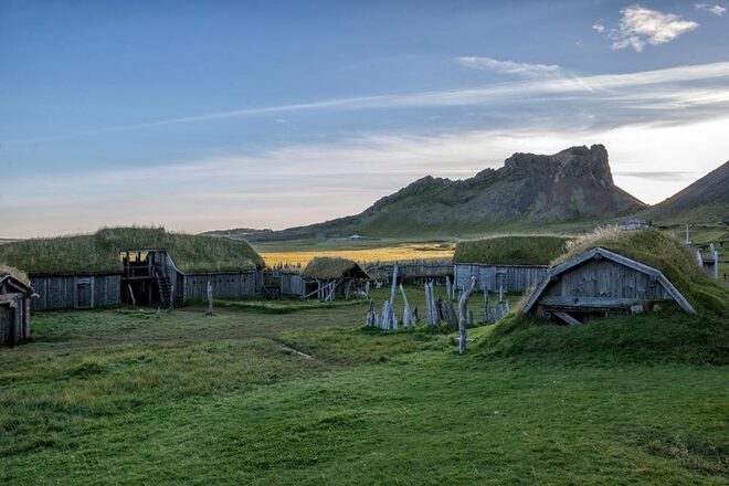 Abandoned Viking film set in Iceland