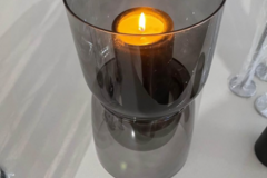 Selling: Clear vases and candles