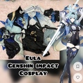 Selling with online payment: Genshin Impact Eula Cosplay + Wig