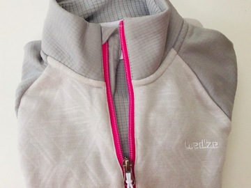 General outdoor: Full-zip, thin fleece mid layer XS