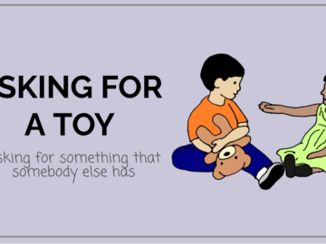 Digital Resource: Social Story: Asking for a Toy