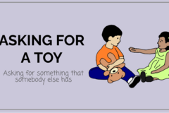 Digital Resource: Social Story: Asking for a Toy