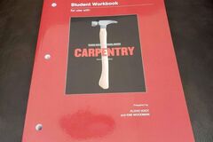 For Sale With Payment Option: Student workbook Carpentry