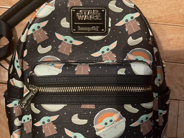 Selling with online payment: NWT Baby Yoda Loungefly 