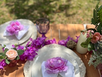 Offering without online payment (No Fees): Enchanted Teepees & Tables