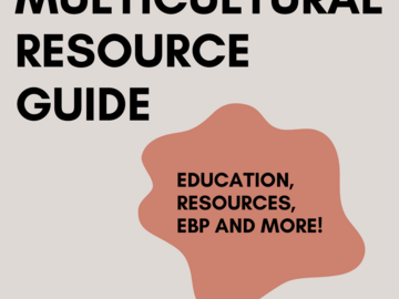 Digital Resource: Multicultural and Multilinguistic Practices in SLP Resource Guide