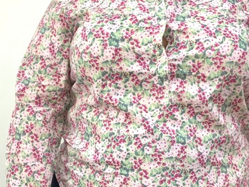 Selling: Lands' End Floral Print Plus Size Blouse 2X