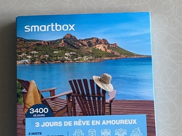Vente: Coffret Smartbox "3 jours de rêve en amoureux" (119,90€)