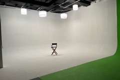 Rental - Per Hour:  30' 2-wall White Cyc
