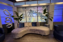 Rental - Per Hour:  Talk Show Television Set