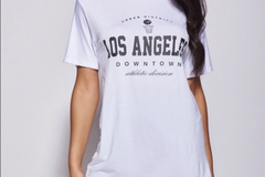 Comprar ahora: 15pcs White Printed Oversized Short Sleeve T Shirt