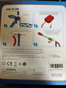 Foam Rocket Launcher Toy with LED light - 14 pcs