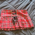 Vente: Folter/Fearless Apparel Plaid Mini Skirt Gothic/Punk Size Small