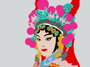  : Cantonese Opera Star #1 - Giclee Art Print