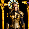 Selling: paladin in ornate golden armor