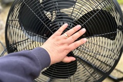 Rent per night (24 hour rental): 18” industrial fan
